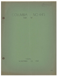 Moe Howard's 31pp. Script Dated November 1938 for The 1939 Three Stooges Film ''Calling All Curs'' -- Numerous Annotations in Moe's Hand Throughout -- Very Good Condition